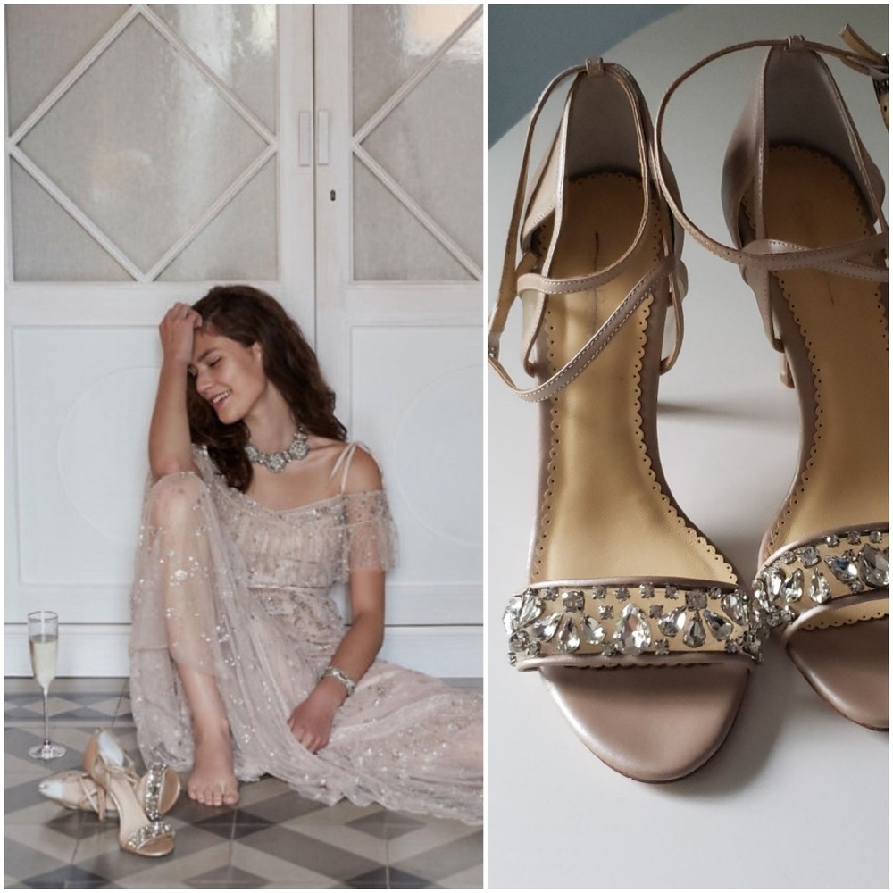 Anthropologie X BHLDN Pandora Heels.
